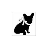 French Bulldog Frenchie Dog Puppy Frenchy Gummistempel (Prägung)