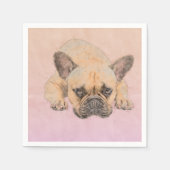 French Bulldog - Frenchie Dog Serviette (Vorderseite)