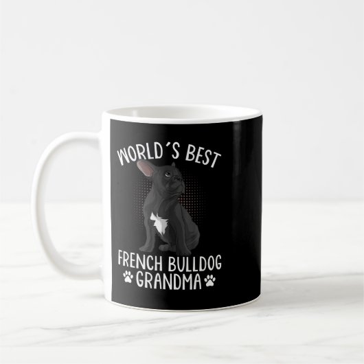 French Bulldog Frenchie Dog World ist das beste fr Kaffeetasse (Links)