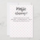 French Bulldog Frenchie Geburtstagsparty Einladung (Rückseite)