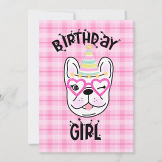 French Bulldog Frenchie Geburtstagsparty Einladung