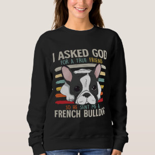 French Bulldog Frenchie Hund Lover Mama Vater Nied Sweatshirt