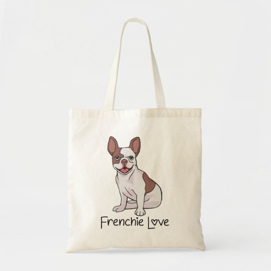 French Bulldog Frenchie Mama Dog Lover Vater Welpp Tragetasche (Vorne)