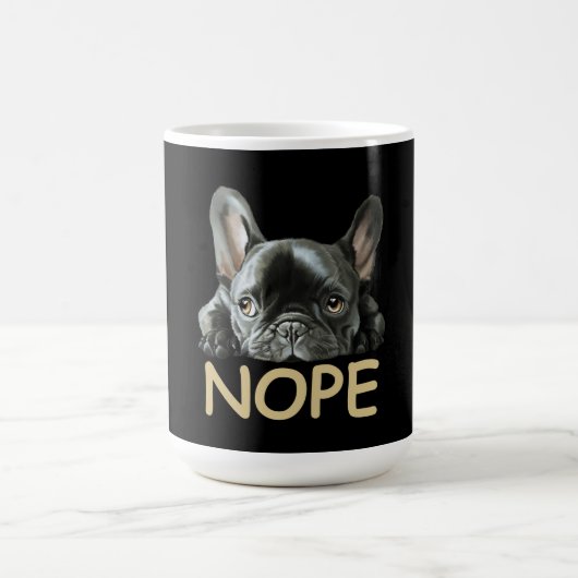French Bulldog | Frenchie Nope Gifts Kaffeetasse (Mittel)