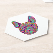 French Bulldog Frenchie Pop Art Untersetzer (angewinkelt)