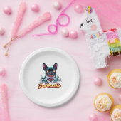 French Bulldog Frenchie Zombie Dog Halloween Essen Pappteller (Party)
