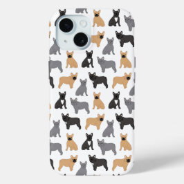 French Bulldog Frenchies - Wählen Sie Ihre Farbe Case-Mate iPhone Hülle