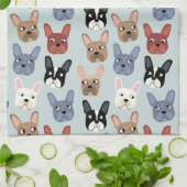 French Bulldog Fun Dog Geschirrtuch (Gefaltet)