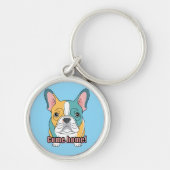 French Bulldog Fun Gift Schlüsselanhänger (Vorne)