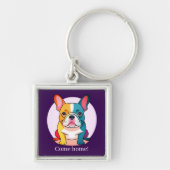 French Bulldog Fun Gift Schlüsselanhänger (Vorne)
