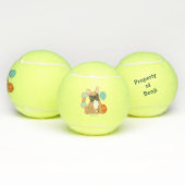 French Bulldog Fun Personalisiert Tennisbälle (Multi)