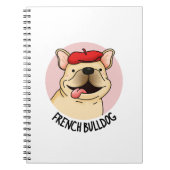 French Bulldog Funny Dog Pub Notizblock (Vorderseite)