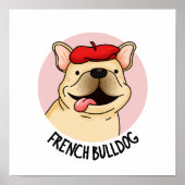 French Bulldog Funny Dog Pub Poster (Vorne)