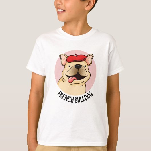 French Bulldog Funny Dog Pub T-Shirt (Vorderseite)