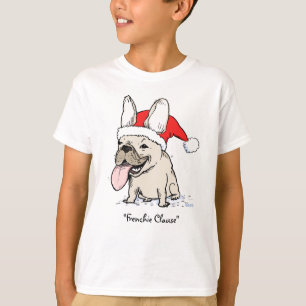 French Bulldog Funny Frenchie Dog Santa Clause T-Shirt