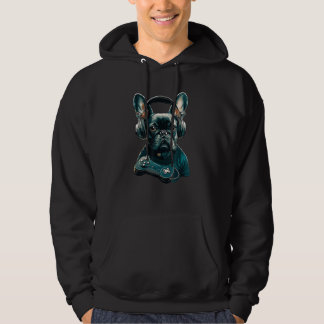 French Bulldog Gaming Cute Frenchie Gamer Hoodie