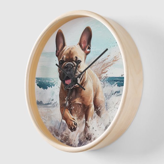 French Bulldog-Geschenk Uhr (Winkel)