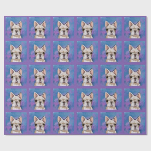 FRENCH BULLDOG GESCHENKPAPIER (Flach)