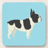 French Bulldog Getränkeuntersetzer (Vorderseite)