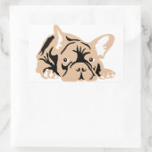 French Bulldog Gifts Rechteckiger Aufkleber (Tasche)