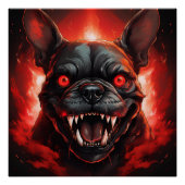 French Bulldog Gone Wrong Poster (Vorderseite)