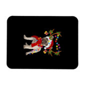 French Bulldog Gorgeous Rentier Weihnachtsbaum Magnet (Horizontal)