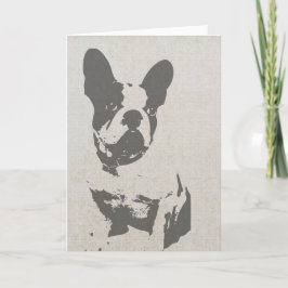 French Bulldog Grußkarte Karte
