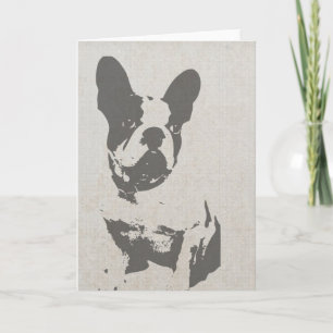 French Bulldog Grußkarte Karte