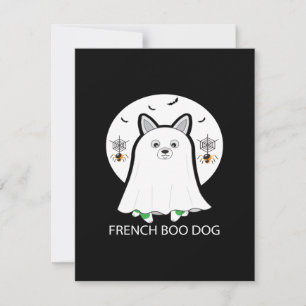 French Bulldog Halloween French Boddog Gift Dankeskarte