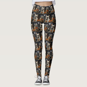 French Bulldog Halloween Spooky Leggings