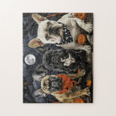 French Bulldog Halloween Spooky Puzzle (Vertikal)