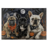 French Bulldog Halloween Spooky Schneidebrett (Vorderseite)