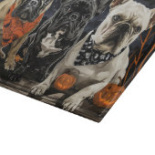 French Bulldog Halloween Spooky Schneidebrett (Ecke)
