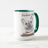 French Bulldog Happy Dog Zeichne Personalisiert Tasse (VorderseiteRechts)