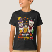 French Bulldog Happy Hallothanksmas Dog Lover Chri T-Shirt (Vorderseite)