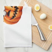 French Bulldog Happy Halloween pumpkin Classic T-S Geschirrtuch (Viertel Falte)