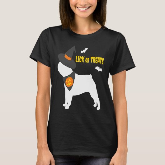 French Bulldog Happy Halloween Pumpkin Witch Frenc T-Shirt (Vorderseite)