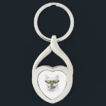 French Bulldog Heart Keychain  Schlüsselanhänger<br><div class="desc">You decided to get a French Bulldog. This heart-shaped keychain celebrates the unmistakable charm of the breed—bat ears, expressive eyes, and a personality that quickly becomes part of your daily life. Featuring a realistic Frenchie portrait inspired by The Dog You Chose series, this design captures the affection, humor, and quiet...</div>