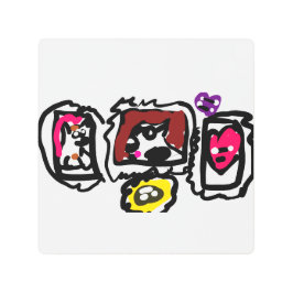 French bulldog hearts  