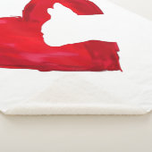 French Bulldog Herz Valentinstag Dog Lover Sherpadecke (3/4)