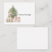 French Bulldog Holiday Card Mitteilungskarte (Vorne/Hinten)