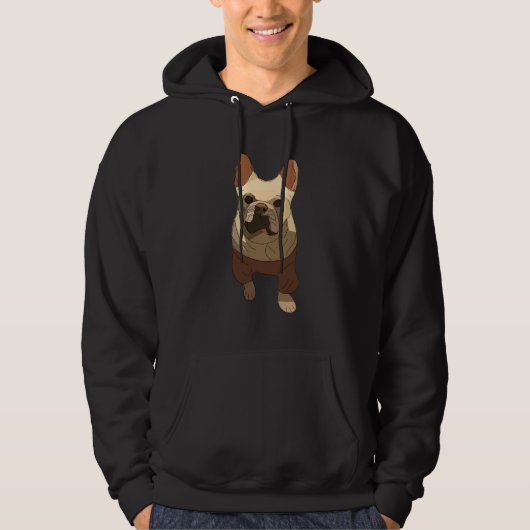 French Bulldog Hoodie (Vorderseite)