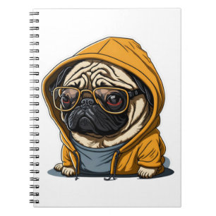 French Bulldog Hoodie Print! Wesentlicher T - Shir Notizblock