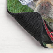 French Bulldog Humor Mousepad (Ecke)