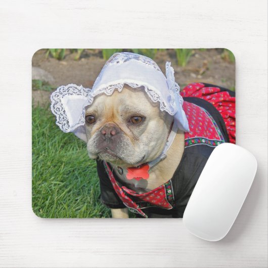French Bulldog Humor Mousepad (Mit Mouse)