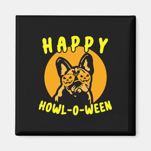 French Bulldog Hund Frenchie Kostüm Magnet (Vorne)