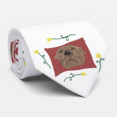 French Bulldog Hunde Art Krawatte (Gerollt)