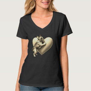 French Bulldog I love you T-Shirt