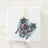 French Bulldog In Hawaiian Top Geschenkanhänger (Beispiel)