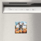 French Bulldog in Pumpkin Patch Magnet (In Situ (Geschirrspüler))